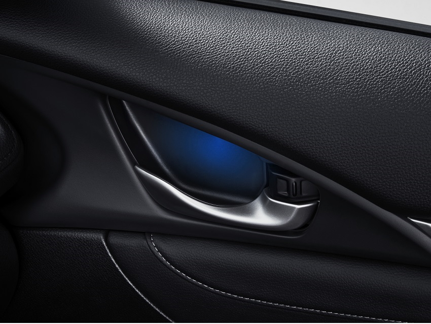 Лампи підсвітки внутрішніх панелей дверей блакитні (43063)