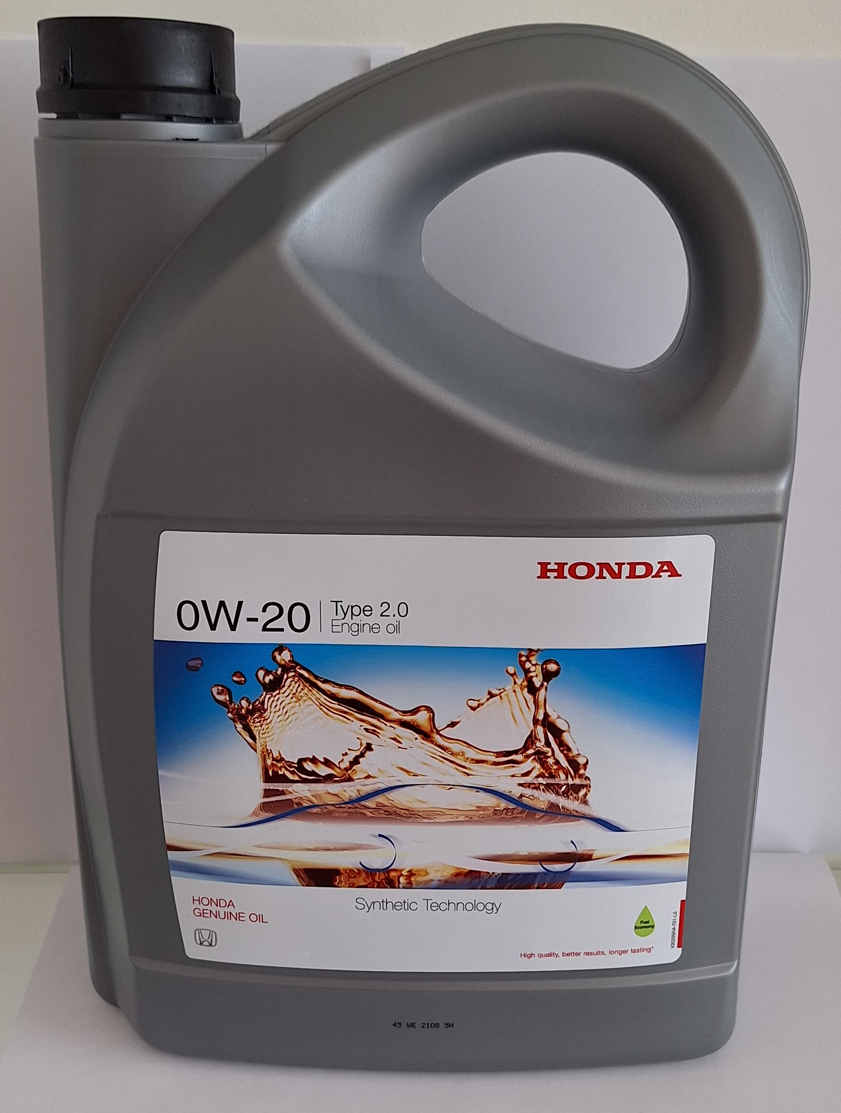 ОЛИВА МОТОРНА HONDA 0W20 TYPE 2.0, 4Л (41961)