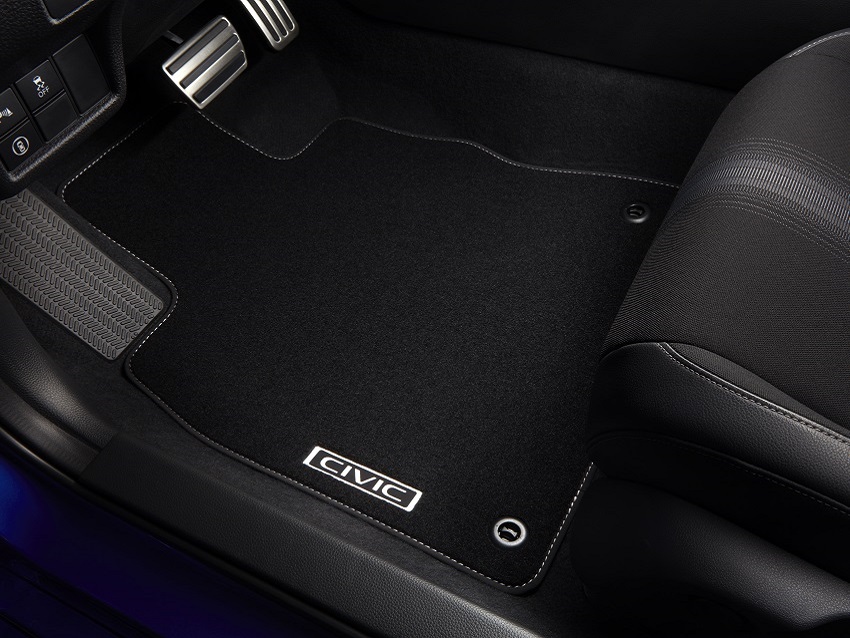 КИЛИМКИ 1-ГО І 2-ГО РЯДІВ ВЕЛЮР, К-Т, HONDA CIVIC HYBRID (40965)