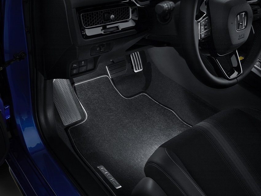 Підсвітка зони ніг водія та переднього пасажира білого кольору (43072)