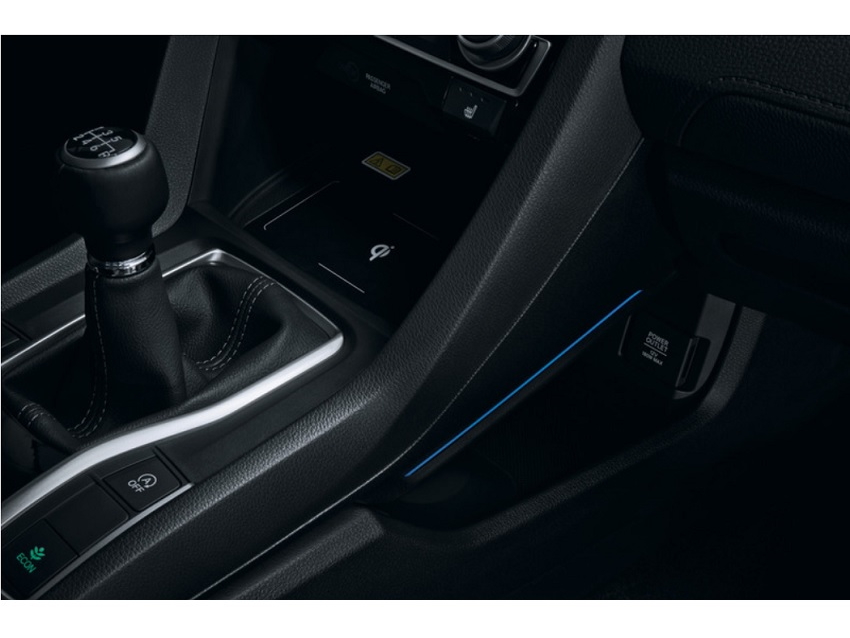 Лампи підсвітки центральної консолі блакитні (43062)