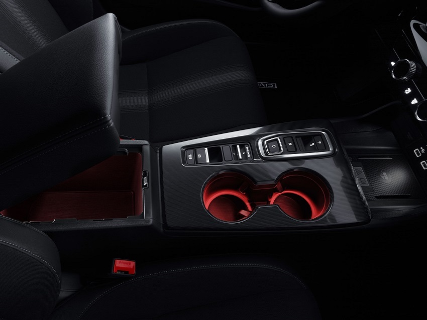 Підсвітка центральної консолі червоного кольору (43071)