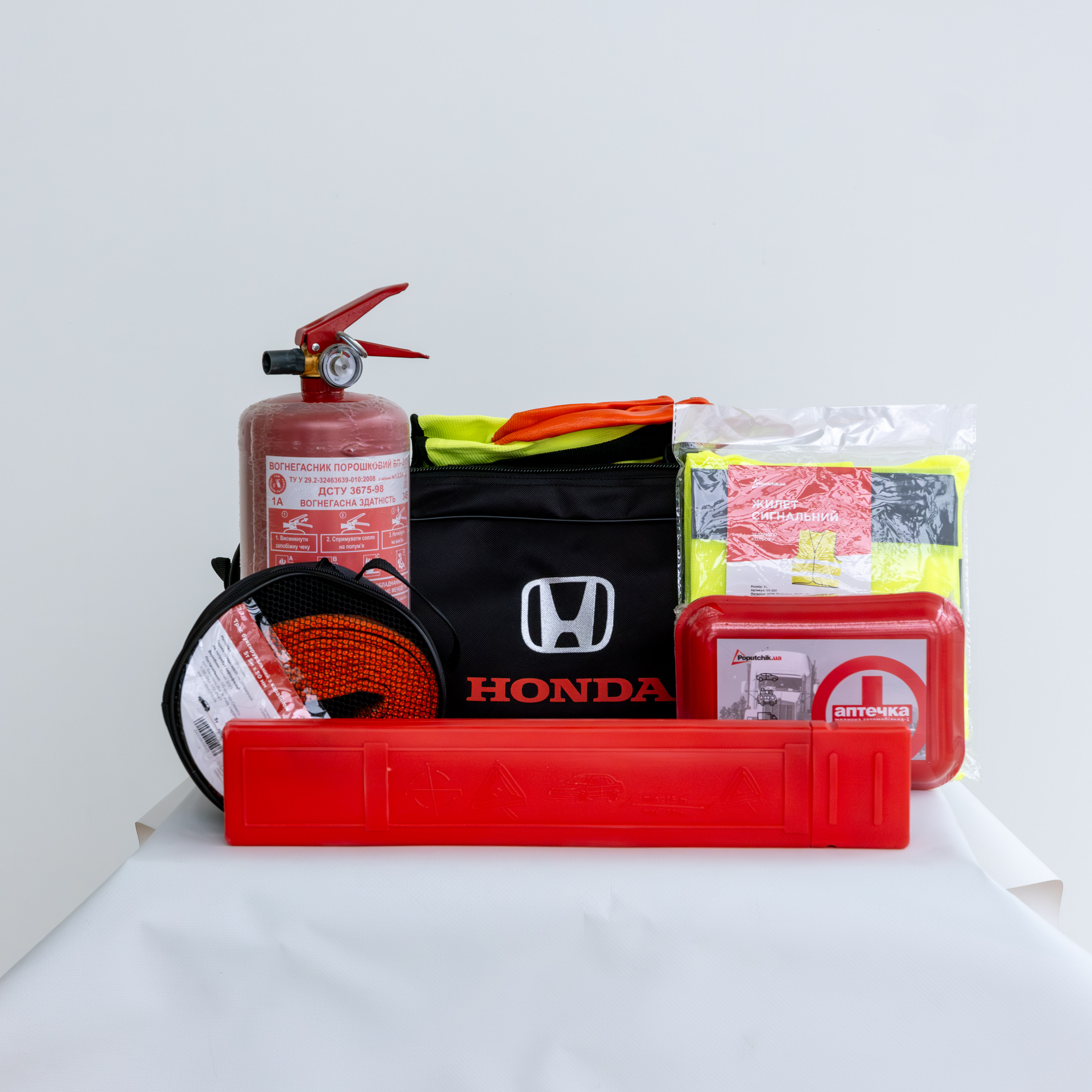 АВТО НАБІР ТЕХДОПОМОГИ СУМКА (HONDA) "СТАНДАРТ" (УКР) (41215)